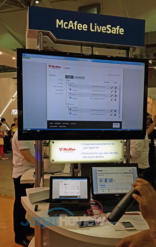 Computex 2013 Booth Raid: Intel 20 McAfee LifeSafe