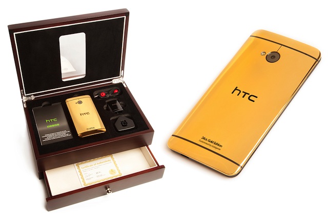 htc one gold 24ct