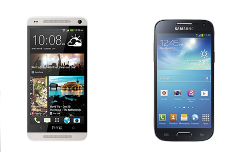 HTC One Galaxy S4 Mini