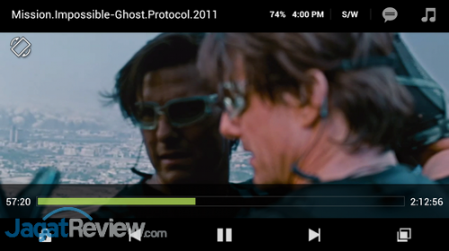 Streaming video Full HD ke smartphone.