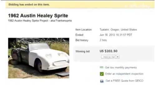 Balita Gunakan Smartphone Ayahnya untuk Membeli Mobil di eBay 2 healey_610x334