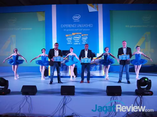 intel haswell indo launch group pose