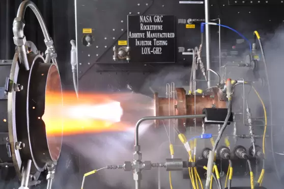 nasa 3d printed rocket injector