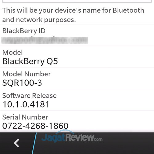 Review Singkat: Sehari dengan BB10 Termurah Saat Ini, Blackberry Q5 6 Blackberry Q5 - About