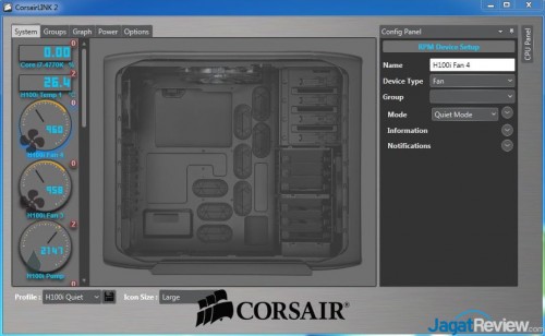 Tes Perbandingan 6 Compact Watercooling Kit Kelas Atas 6 CorsairLinkStatus