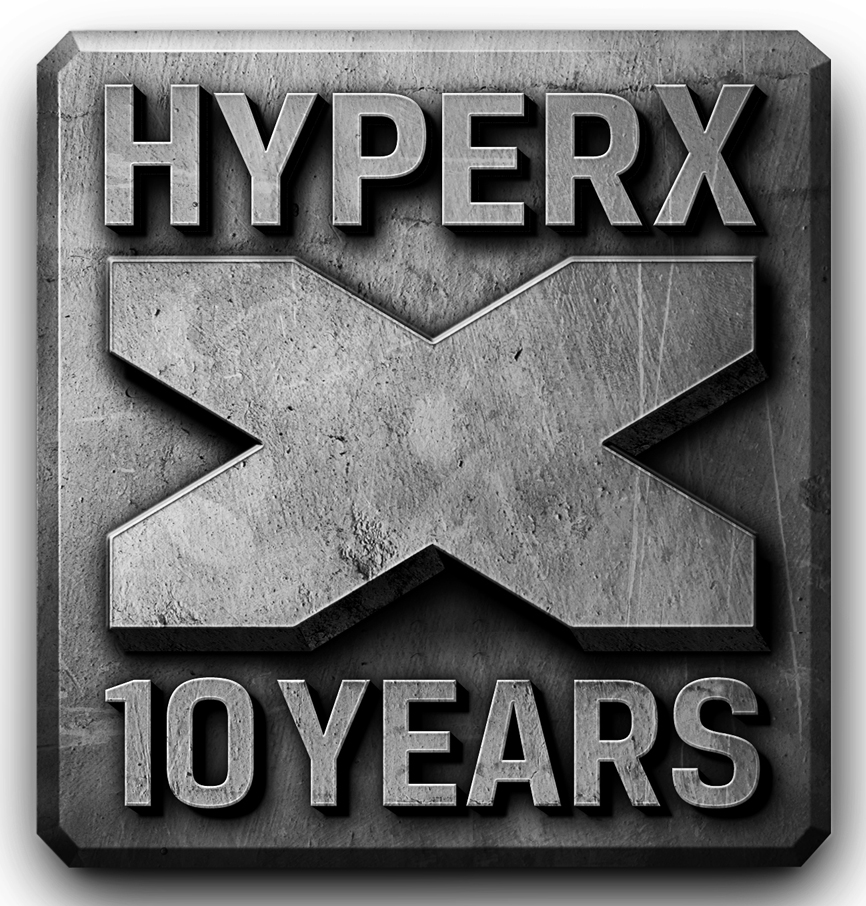HyperX 10years logo