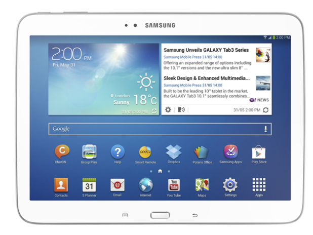 SAMSUNG GALAXY tab10