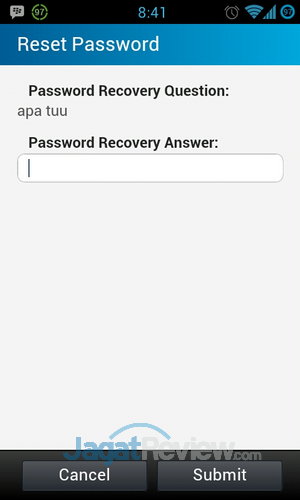 BBM for Android - Secret Question