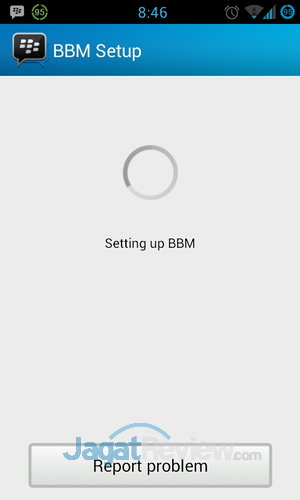 BBM for Android - Setting up BBM