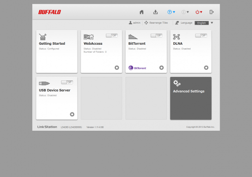 Untuk kebutuhan standar, penggunaan mode sederhana ini cukup untuk mengatur berbagai parameter penggunaan NAS.