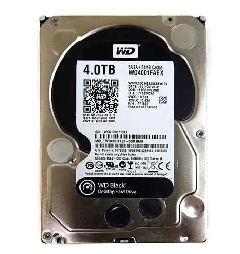 WD Black 4 TB Avatar