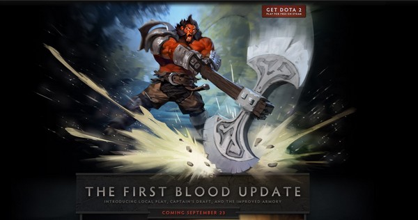 first blood dota 2