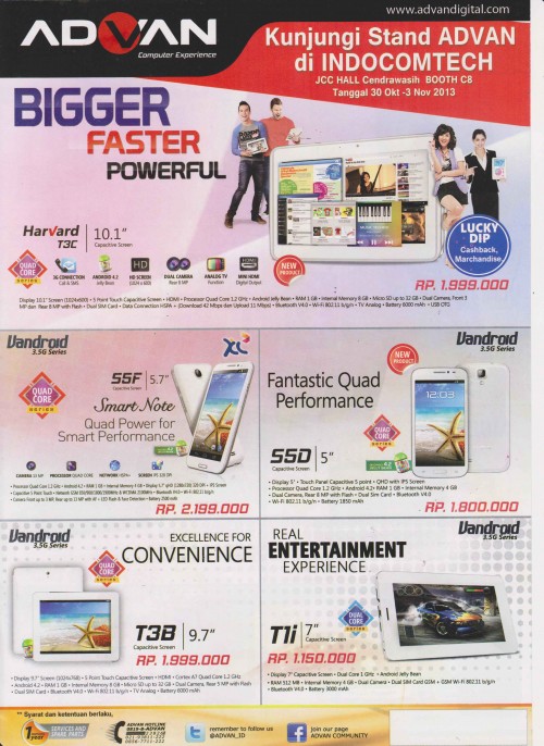 Indocomtech 2013: Promo Murah Tablet & Smartphone 1 42-ADVAN-1-001