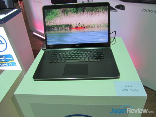 XPS 15 yang merupakan produk seri XPS dengan layar besar, resolusi tinggi, dan spesifikasi kelas atas.