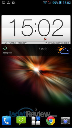 Smartfren Andromax V - Homescreen