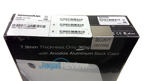 Hands On SpeedUp Pad 7.85: Tablet Android Tipis 2 Speedup Pad 7.85 - Segel