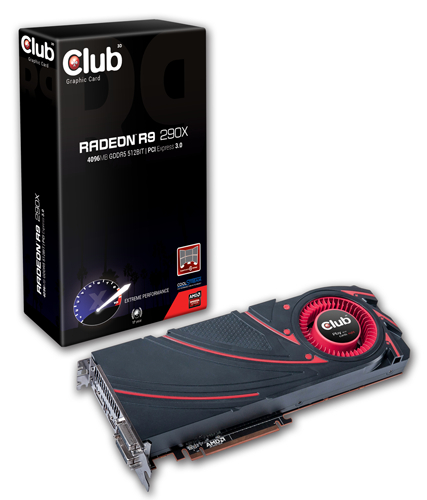 Parade VGA AMD Radeon R9 290X 4GB 4 club3d r9 290x 1000 5000