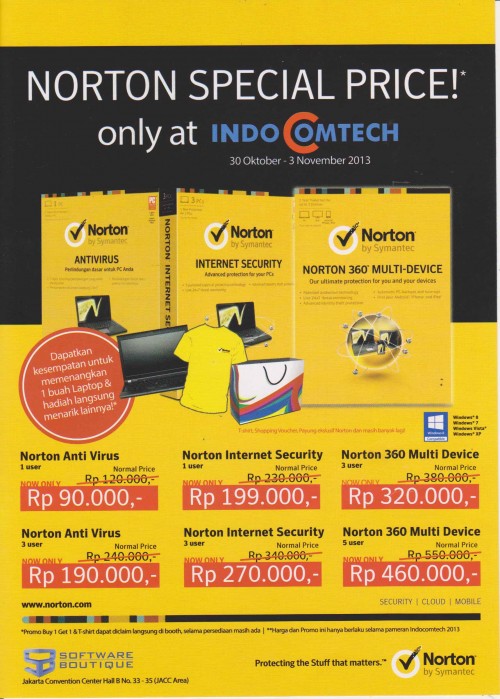 Indocomtech 2013: Promo Murah Ragam Aksesoris Komputer 4 31-NORTON-1-001