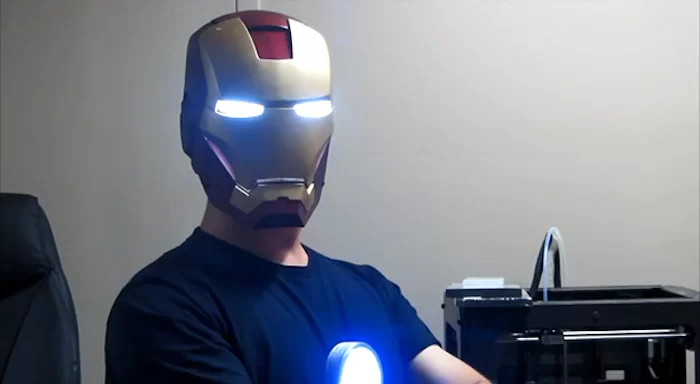 3d Printed Iron Man Helmet