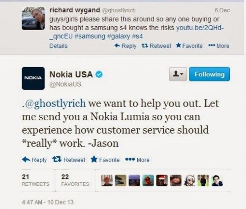 Nokia Tawarkan Lumia Gratis Ke Pengguna Samsung Galaxy S4 yang Terbakar 2 Nokia Give Lumia