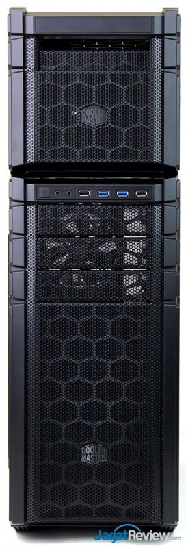 Preview Casing Cooler Master HAF Stacker 5 Tampak Depan