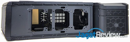 Preview Casing Cooler Master HAF Stacker 9 915R ini memiliki tinggi yang sama dengan tebal 935