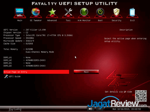 asrock fatal1ty z87 killer bios