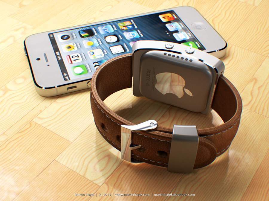 martin hajek iwatch concept brown band rear