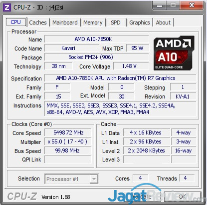Hands-on Overclocking APU AMD Kaveri A10-7850K 6 5500s