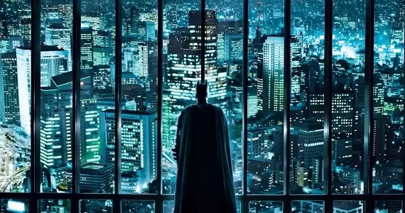 Gotham City in Batman vs. Superman Detroit Michigan