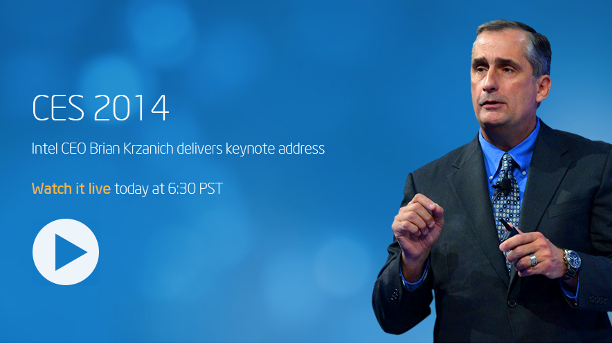 Live Blog Intel CES 2014 6 Intel Keynote 2