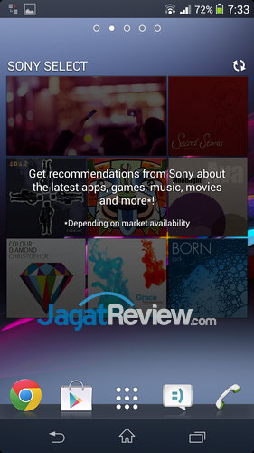 Sony Xperia Z1 - Homescreen 2