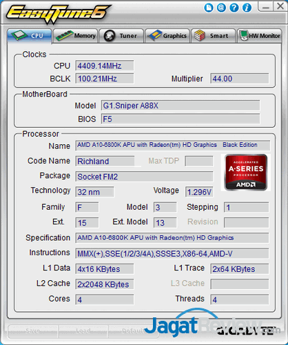 gigabyte g1 sniper a88x easy tune6