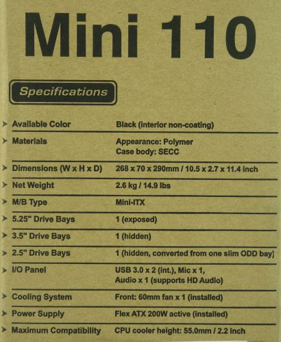 Hands-on Review Cooler Master Mini 110: Cocok Untuk PC Multimedia Mini-ITX 2 3s2s
