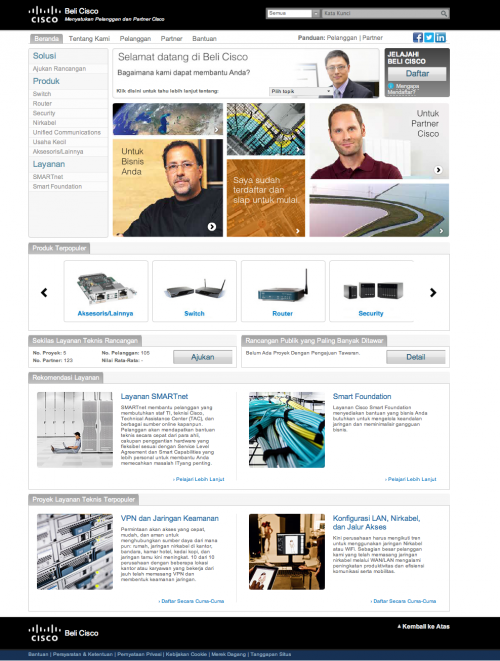 Beli Cisco Landing Page