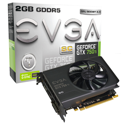 EVGA GTX 750 Ti SUPERCLOCKED 1176 1255 5400