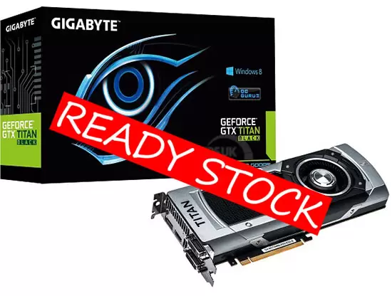Gigabyte TITAN Black stock