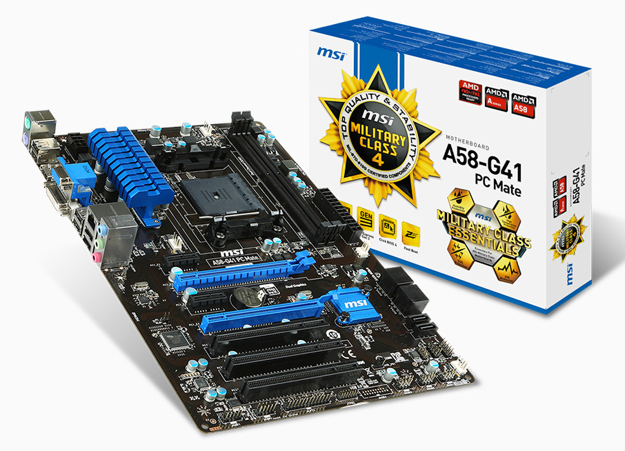 MSI Rilis Beberapa Motherboard FM2+ Baru 41 MSI A58 G41 PC Mate 01