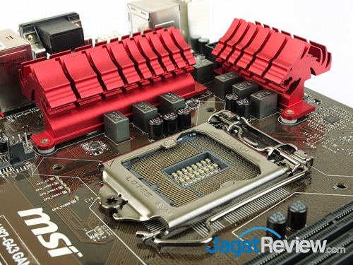 msi h87-g43 gaming processor socket area