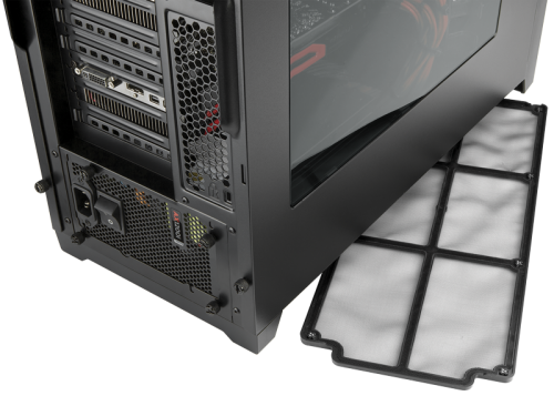 Corsair Rilis Casing Mid-Tower Obisidian 450D 12 450D_dust_filters