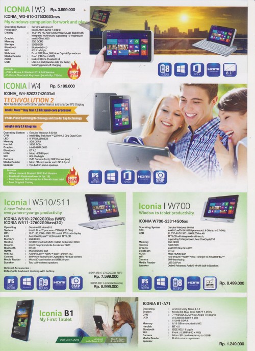 Mega Bazaar Consumer Show 2014: Promo Murah Smartphone & Tablet 2 ACER01