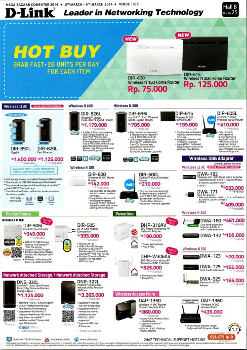 Mega Bazaar Consumer Show 2014: Promo Murah Ragam Aksesoris Komputer 6 DLINK_01