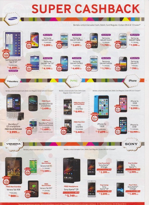 Mega Bazaar Consumer Show 2014: Promo Murah Smartphone & Tablet 6 ERAFONE02