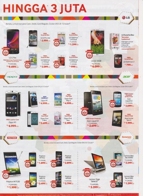 Mega Bazaar Consumer Show 2014: Promo Murah Smartphone & Tablet 7 ERAFONE03