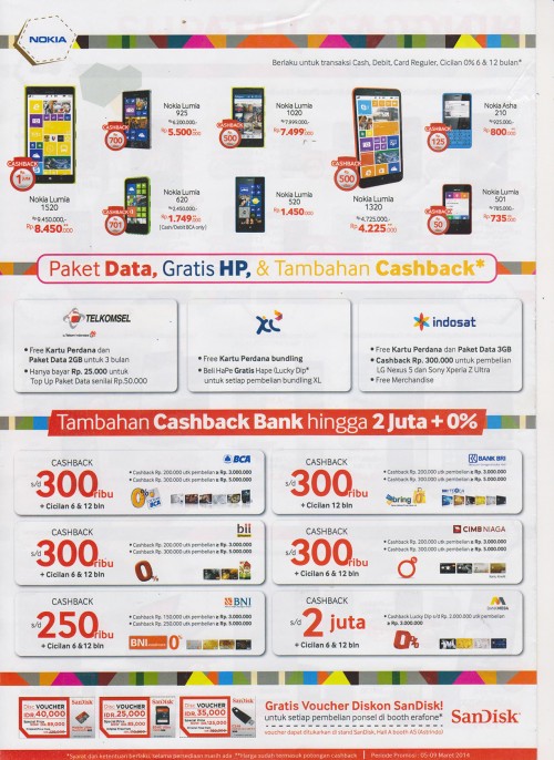 Mega Bazaar Consumer Show 2014: Promo Murah Smartphone & Tablet 8 ERAFONE04