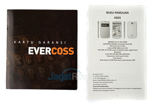 Evercoss A66s - Dokumentasi