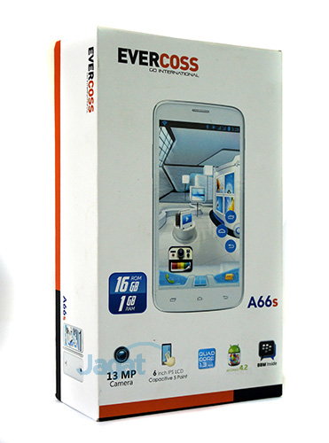 Evercoss A66s - Kemasan