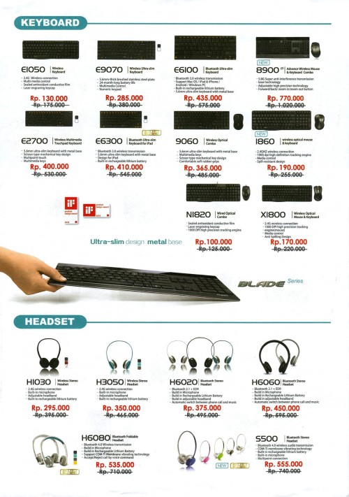 Mega Bazaar Consumer Show 2014: Promo Murah Ragam Aksesoris Komputer 16 RAPOO_02