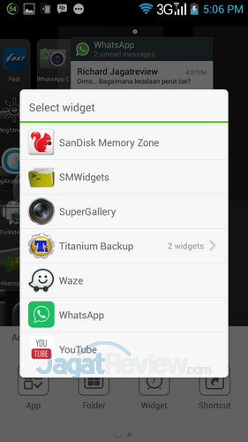 Tips Android - Whatsapp 2.11.186 ke Atas: Privasi, Widget, dan Kamera 5 WhatsApp Widget