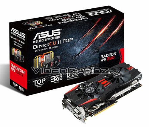 asus radeon r9 280 directcu ii top